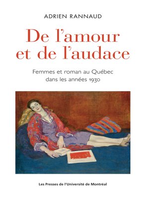 cover image of De l'amour et de l'audace